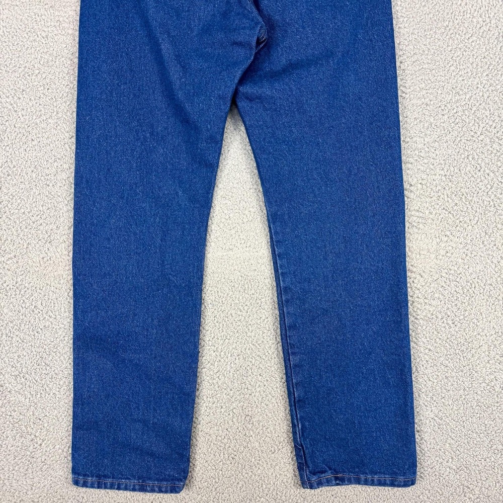 Wrangler Jeans Womens 9 Blue 14MWZG Cowgirl Rodeo High Rise Straight Denim 30x31 - Picture 5 of 14